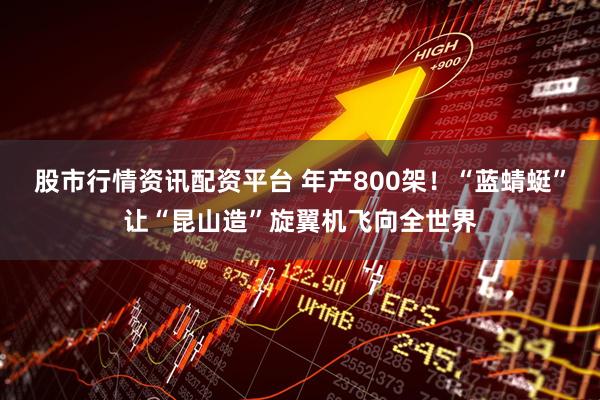 股市行情资讯配资平台 年产800架！“蓝蜻蜓”让“昆山造”旋翼机飞向全世界
